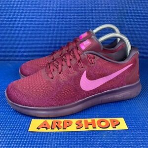 NIKE FREE RN 2017 Women`s Size 8.5 Purple Athletic Running Shoes 880840-605